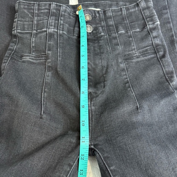 We The Free Charcoal Wide Leg Jeans size 25 - Picture 12 of 13